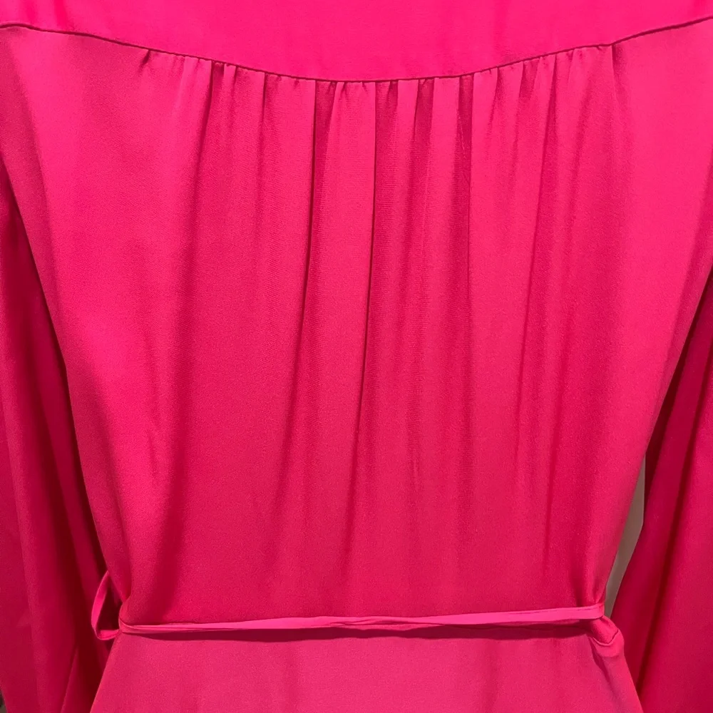 Elegant Milly Pink Wrap Dress. Size 4 - Picture 3 of 4